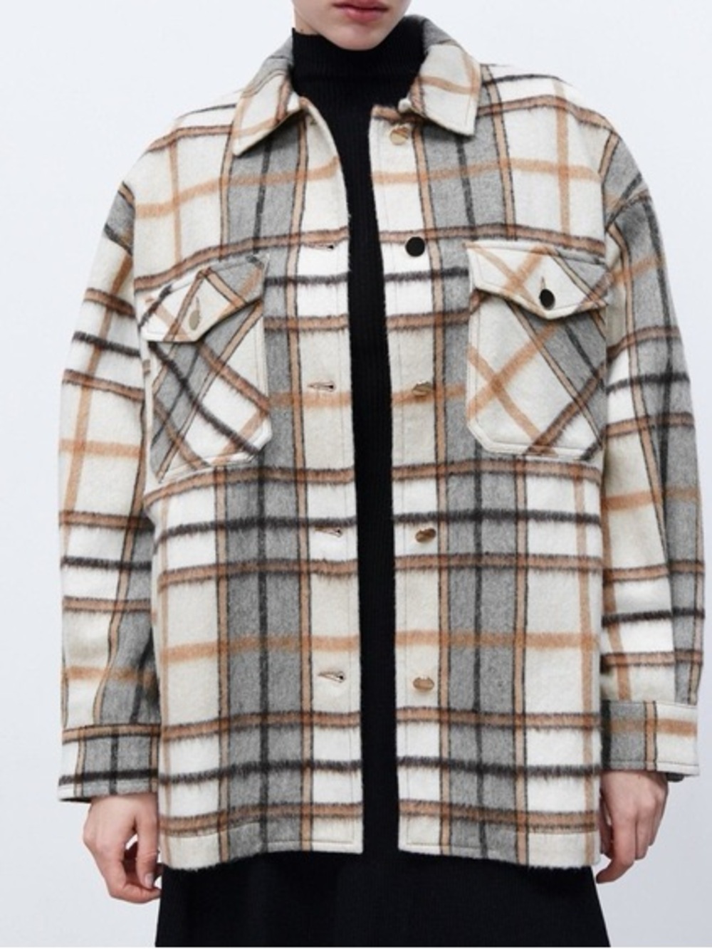 Zara Plaid Shacket